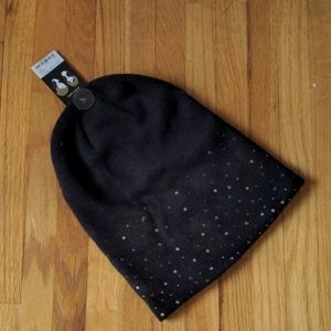 NWT Rhinestone Knit Hat
